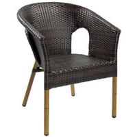 Stolica od Bambus i PP Ratana Royal 5 Safari Brown