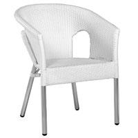 Stolica od Bambus i PP Ratana Royal 5 Deluxe White Wash