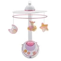Kliknite za detalje - Chicco Vrteška za krevetac Roze Magične Zvezde 712001