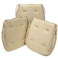 Kliknite za detalje - Jastuk za stolice RIA 36x34x3cm krem 4 komada