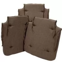 Kliknite za detalje - Jastuk za stolice RIA 40x42x3 braon 4 komada