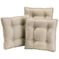 Kliknite za detalje - Futon jastuče za stolice ANNEBELL 40x40x5 boja peska 4 komada