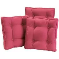 Kliknite za detalje - Futon jastuče za stolice ANNEBELL 40x40x5 roze 4 komada