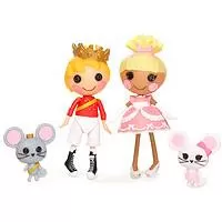 Kliknite za detalje - Mini Lalaloopsy Lutke Cinder Slippers & Prince Handsome 510253