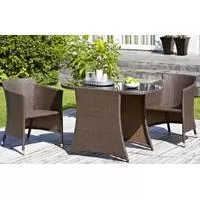 Kliknite za detalje - Cafe Garnitura Pelican Cay 2 Fotelje i Sto sa Staklom