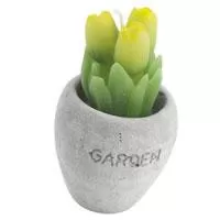 Kliknite za detalje - Sveća Ø6cm Flower - žuta
