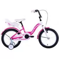 Kliknite za detalje - Bicikl BMX 16HT VIOLA belo-pink 904108-16