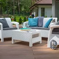 Kliknite za detalje - Baštenska Kompozicija Barahona White od Wicker Pruća