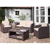 Kliknite za detalje - Garnitura William PE Ratan 2 Fotelje, Sto, Sofa