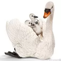 Kliknite za detalje - Schleich Divlje Životinje - Labud sa labudićima 13718