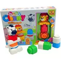 Kliknite za detalje - Clementoni Animals Soft Blocks - Mekane Kocke Clemmy 22600