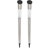 Kliknite za detalje - Solarna lampa Steel 2 kom