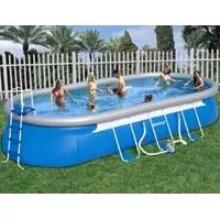 Kliknite za detalje - BestWay Ovalni Bazen sa Kompletnom Opremom 732 x 366 x 122 cm 56125