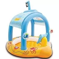 Kliknite za detalje - Bazen Za Bebe Sa Zaštitom od Sunčevih Zraka Pirat Intex 57426