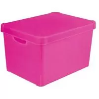 Kliknite za detalje - Curver kutija za odlaganje 25l transparentna pink CU 04711-325