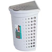 Curver ugaona korpa za veš 40l siva CU 05021-584