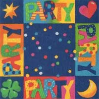 Kliknite za detalje - PapStar troslojne salvete - Party 20 komada 33x33 PS 12927