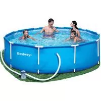 Kliknite za detalje - BestWay Bazen Za Dvorište Sa Metalnom Konstrukcijom 366 x 81 cm - 56062