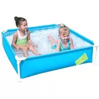 Kliknite za detalje - Dečiji Bazen u Obliku Kvadra - 122 x 122 x 30.5 cm Bestway 56217