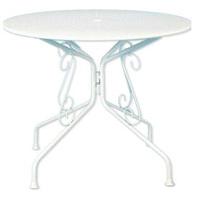 Beli metalni sto Falcon T022X03606605 0191449
