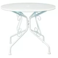 Kliknite za detalje - Beli metalni sto Falcon T022X03606605 0191449