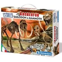 Kliknite za detalje - Clementoni arheološki komplet Mamut i Smilodon 21195
