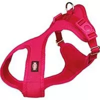 Kliknite za detalje - Pojas za šetnju Am za male pse veličina XXS-XS 25-35cm Comfort Soft fuchsia Trixie 16248