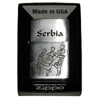 Kliknite za detalje - Zippo upaljač Serbia 004921