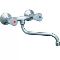 Kliknite za detalje - Rosan Keramic dvoručna baterija za sudoperu ili lavabo 200mm KK01101