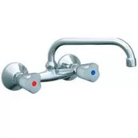 Kliknite za detalje - Rosan Keramic dvoručna baterija za sudoperu ili lavabo gornji izliv 200mm KK03101