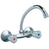 Kliknite za detalje - Rosan Keramic dvoručna baterija za sudoperu ili lavabo gornji izliv 130mm KK03113
