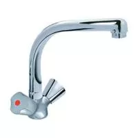 Kliknite za detalje - Rosan Keramic dvoručna stojeća baterija za lavabo - sudoperu 180mm KK23101