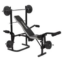 Benč klupa u kompletu sa tegovima 25KG X-plorer Duro 5845