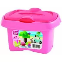 Kliknite za detalje - Abrick Kocke u plastičnoj kutiji Kutak za devojčice SM001922