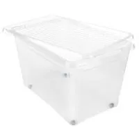 Kliknite za detalje - Kutija za odlaganje stvari Pack n Go 39x57x35cm 60L providna