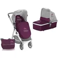 Kliknite za detalje - Bertoni Kolica Evo Set Violet Pink Flowers 10020371326