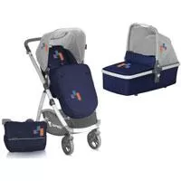 Kliknite za detalje - Bertoni Kolica Evo Set Blue Fashion