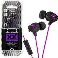 Kliknite za detalje - JVC XX In-Ear slušalice sa mikrofonom i daljinskim HA-FR201 violet