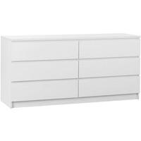Komoda Willer 3+3 fioke bela