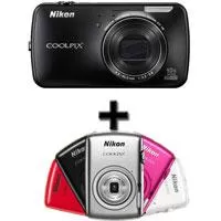 Kliknite za detalje - Nikon Digitalni Fotoaparat CoolPix S800c Crni + Nikon S01