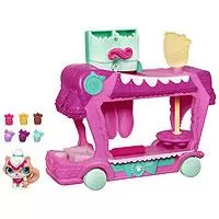 Kliknite za detalje - Hasbro Littlest Pet Shop - Prodavnica najmanjih ljubimaca - Slatki kamion sa ekskluzivnim ljubimcem Sugar Sprinkles A1356