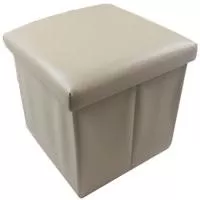 Kliknite za detalje - Tabure - kutija za odlaganje 32-904000 krem 