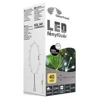 Kliknite za detalje - Novogodišnje sijaličice - lampice 40 LED sijalica hladno bela KDL 042