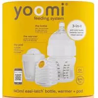 Kliknite za detalje - Yoomi set 140 ml flašica, grejač, cucla sa malim otvorom, kutija za grejač Y15B1W1P 