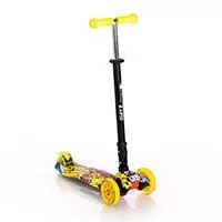 Kliknite za detalje - Lorelli Trotinet nosivosti 50kg Rapid yellow graffiti 103900400