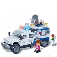Kliknite za detalje - BanBao kocke policijski patrolni automobil 8343