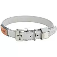 Kliknite za detalje - Trixie Kožna ogrlica za pse Be Nordic grey veličina L-XL 17550