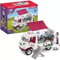Kliknite za detalje - Schleich® Horse Club figure Veterinarski kombi sa veterinarkom i ždrebetom 42439
