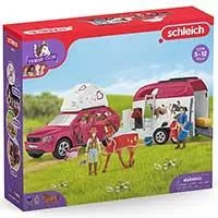 Kliknite za detalje - Schleich® Horse Club figure Auto i prikolica za konje 42535