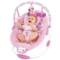 Kliknite za detalje - DisneyBaby by Bright Starts Ležaljka sa muzikom i vibracijom Disney Minnie